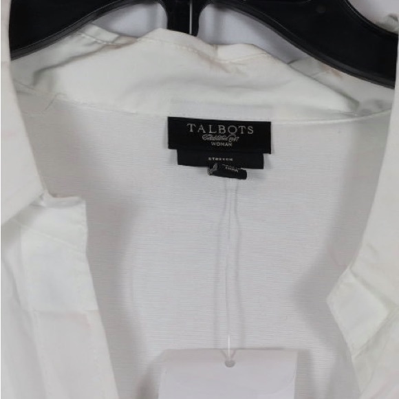 Lane Bryant Striped Dress Shirt Collared Long Sleeve - Picture 3 of 5